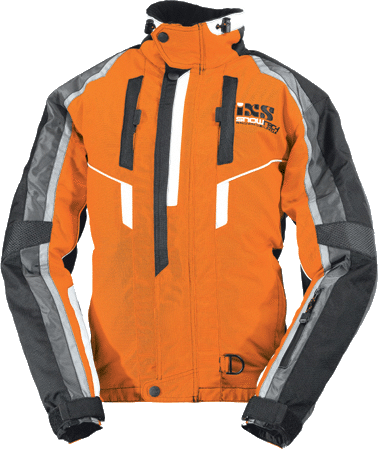 IXS Z 8303-639 Куртка текстильная утепленная Peak Jacket (orange-black-grey)