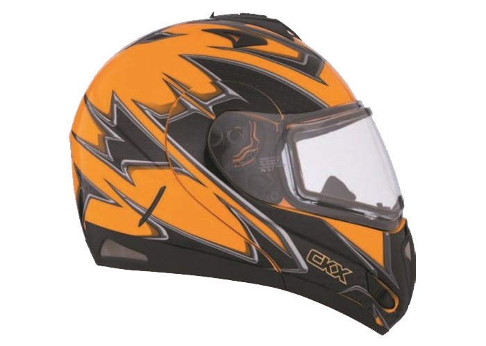 CKX 501817 Шлем снегоходный TRANZ E EDL FAST TIME (yellow/black)