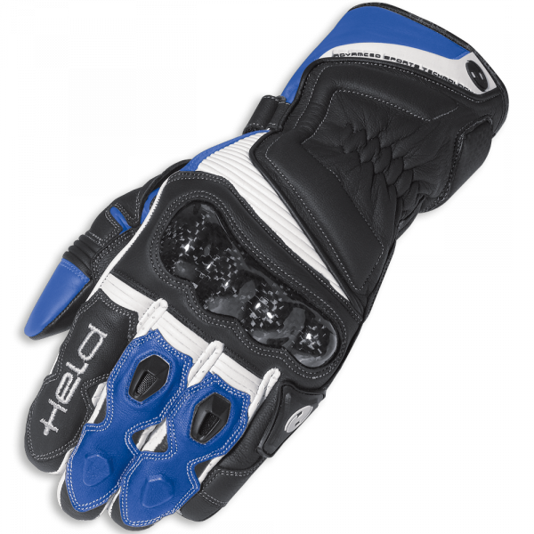 HELD 2022-12 Перчатки кожаные Sensato (black-blue)