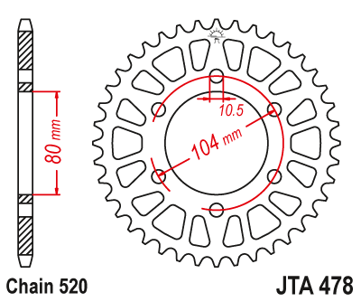 JT JTA478.46 Звезда ведомая