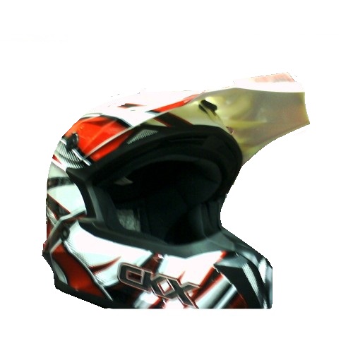 CKX TX696 Шлем кроссовый RISE  (белый/красный)