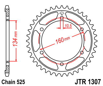 JT JTR1307.41 Звезда ведомая
