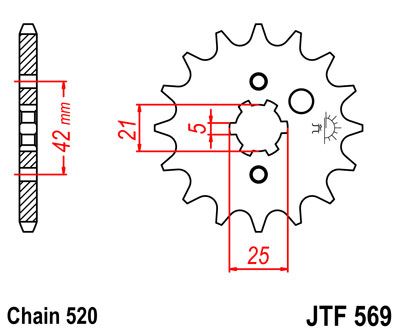 JT JTF569.13 Звезда ведущая