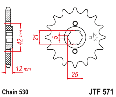 JT JTF571.16 Звезда ведущая