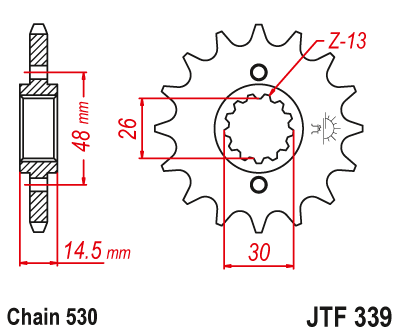 JT JTF339.18 Звезда ведущая