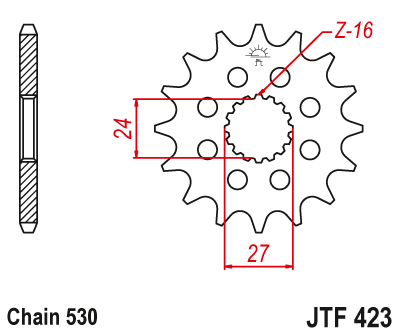 JT JTF423.17 Звезда ведущая