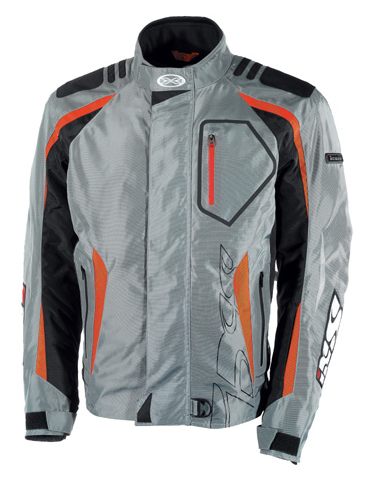 IXS 80002-936 Куртка текстильная утепленная Scout Jacket (grey-black-orange)