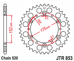 JT JTR853.52 Звезда ведомая