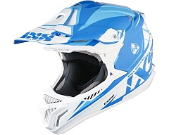 IXS 12804-414 Шлем HX 179 FLASH  (blue-white-blue)