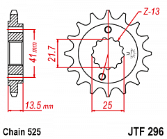 JT JTF296.16 Звезда ведущая