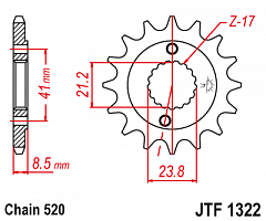 JT JTF1322.14 Звезда ведущая