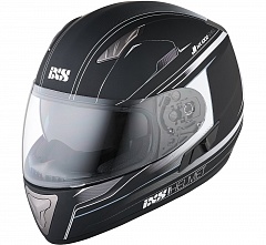 IXS 14052-M31 Шлем HX 1000 Fork Moto (matt-black-white)
