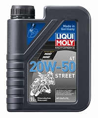 LIQUI MOLY Motorbike 4T Street 20W-50 (Минеральное) 1L