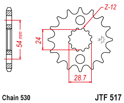JT JTF517.17 Звезда ведущая