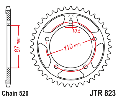 JT JTR823.45 Звезда ведомая