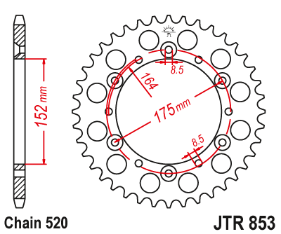 JT JTR853.52 Звезда ведомая