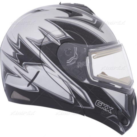 CKX 501803 Шлем снегоходный TRANZ E EDL FAST TIME (silver/black)