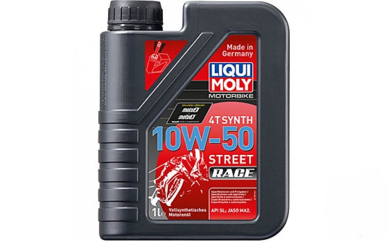 LIQUI MOLY Motorbike 4T Synth Street Race 10W-50 (Синтетическое) 1L