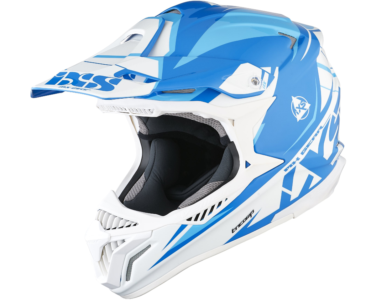 IXS 12804-414 Шлем HX 179 FLASH  (blue-white-blue)