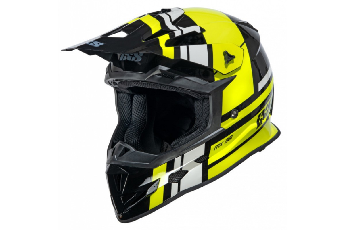 IXS 12038-035 Шлем HX 361 2.3 (yellow-black)