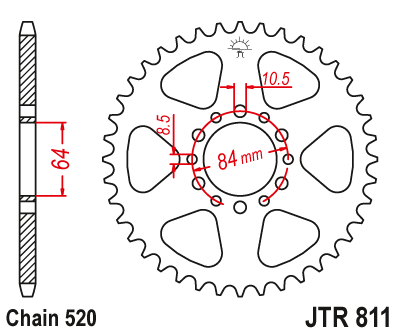 JT JTR811.45 Звезда ведомая