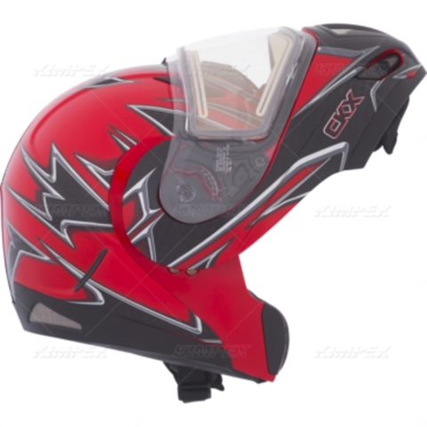 CKX 501824 Шлем снегоходный TRANZ E EDL FAST TIME (red/black)