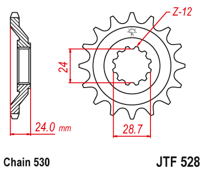 JT JTF528.17 Звезда ведущая