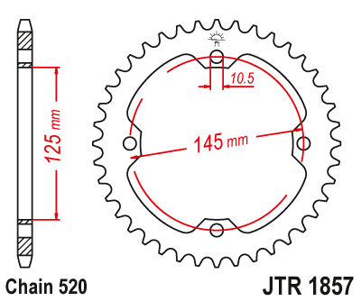 JT JTR1857.38 Звезда ведомая