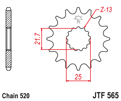 JT JTF565.15 Звезда ведущая