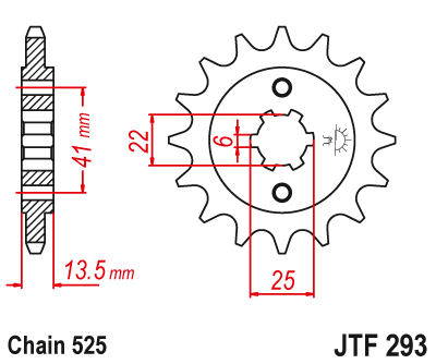 JT JTF293.16 Звезда ведущая