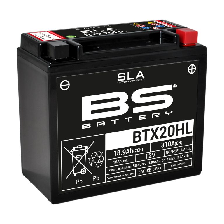 BS-BATTERY BTX20HL SLA Аккумулятор (YTX20L-BS, YTX20HL-BS)