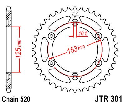 JT JTR301.45 Звезда ведомая