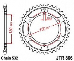 JT JTR866.38 Звезда ведомая