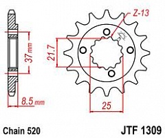 JT JTF1309.15 Звезда ведущая