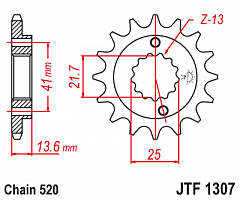 JT JTF1307.14 Звезда ведущая