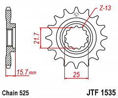 JT JTF1535.15 Звезда ведущая