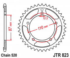 JT JTR823.45 Звезда ведомая