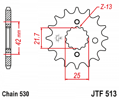 JT JTF513.18 Звезда ведущая