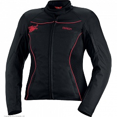 IXS 56508-032 Куртка текстильная Evelin (black-red)