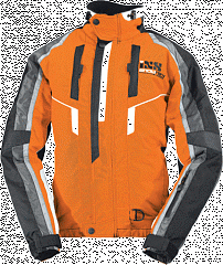 IXS Z 8303-639 Куртка текстильная утепленная Peak Jacket (orange-black-grey)