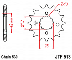 JT JTF513.17 Звезда ведущая