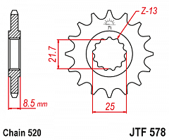 JT JTF578.16 Звезда ведущая