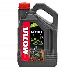MOTUL ATV-UTV Expert 4T 10W-40 4L (полусинтетика)