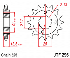 JT JTF296.15 Звезда ведущая