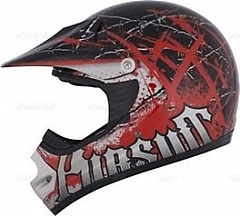 CKX TX218 Шлем кроссовый PURSUIT 2  (красный)