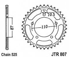 JT JTR807.44 Звезда ведомая