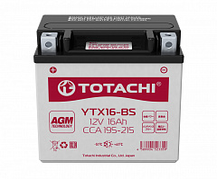 TOTACHI YTX16-BS Аккумуляторная батарея 