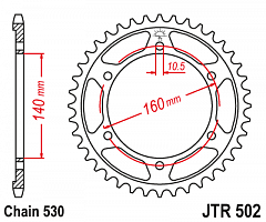JT JTR502.44 Звезда ведомая