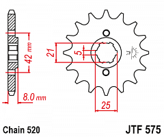 JT JTF575.16 Звезда ведущая