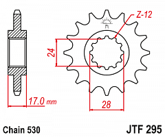 JT JTF295.15 Звезда ведущая